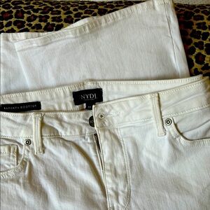 NYDJ White Boot Cut Jeans Classic Style